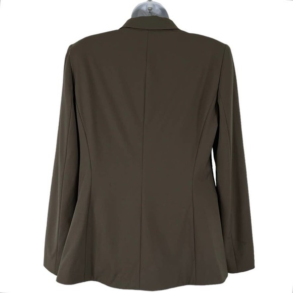 Lafayette 148 Single Button Tailored Blazer Quiet Luxury Stretch Wool Size 8 - Picture 4 of 12